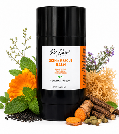 Dr. Skin Rescue Balm Stick - 20+ Botanicals for Problem Skin | Neem, Sea Moss & Black Seed