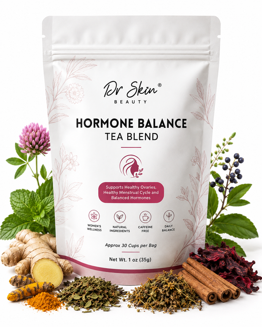 Dr. Skin Mega O Herbal Tea - Women's Hormone Balance Blend | 12 Herbs for Menopause & PMS Support