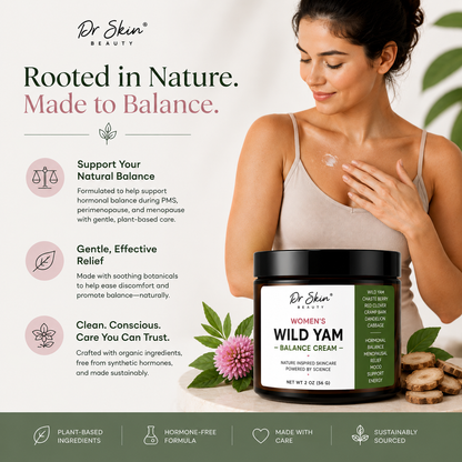 Women's Wild Yam Cream — Botanical Body Cream for the Season of Change 4 oz
