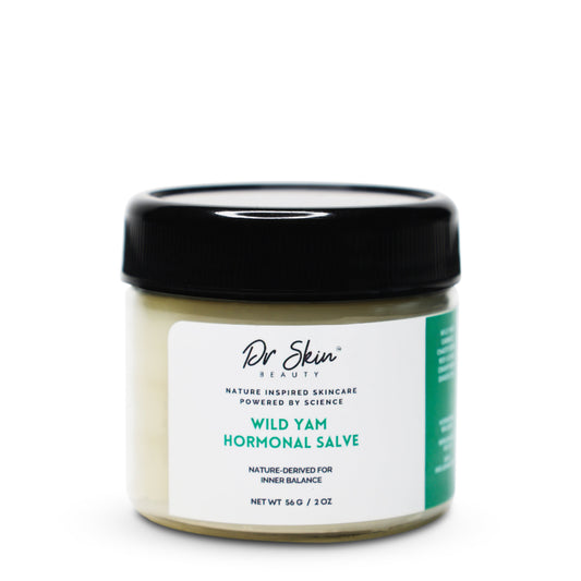 Dr. Skin Wild Yam Salve for Women - Natural Menopause & Hot Flash Comfort | Hormone-Free Balance 2oz