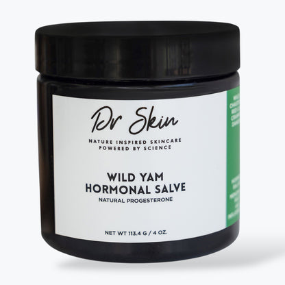 Dr. Skin Wild Yam Salve for Women - Natural Menopause & Hot Flash Comfort | Hormone-Free Balance 4oz