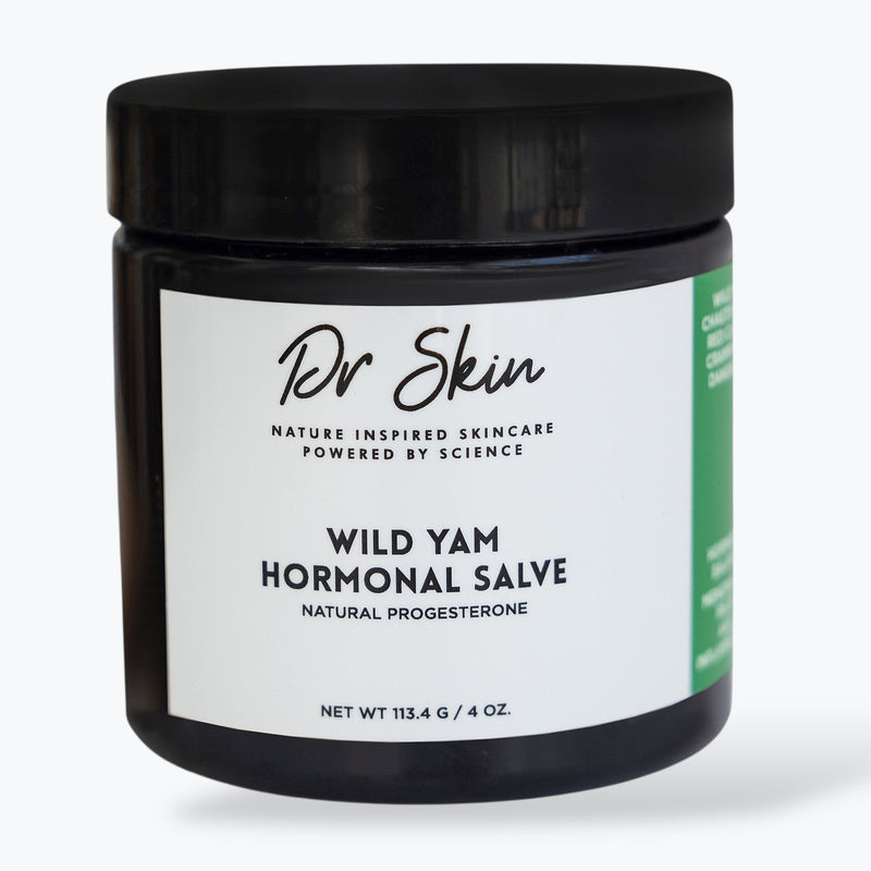 Dr. Skin Wild Yam Salve for Women - Natural Menopause & Hot Flash Comfort | Hormone-Free Balance 4oz